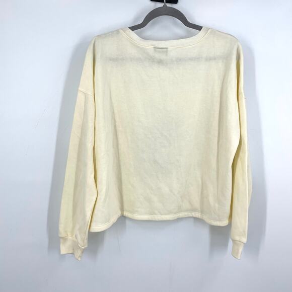 NEW Friends Graphic Sweatshirt Top L Womens Oversized FLAW - Picture 5 of 8